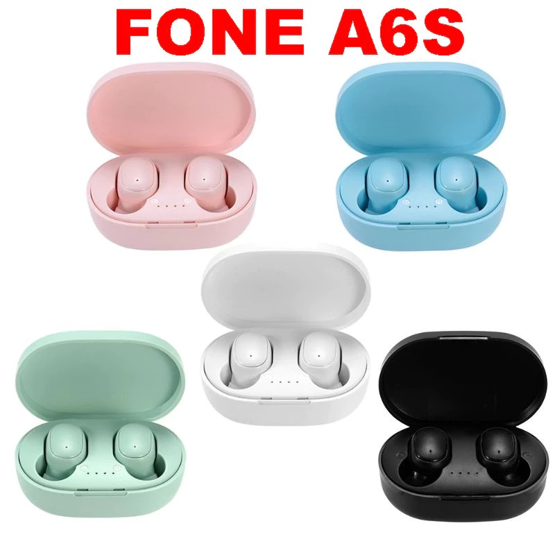Fone De Ouvido Sem Fio E6s Bluetooth 5.0 Tws Branco