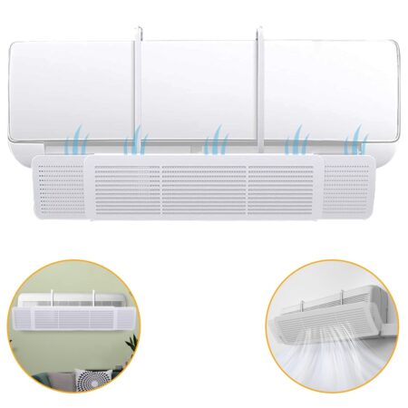 Defletor Universal Ajustável para Ar Condicionado Split – Direcione o Fluxo de Ar