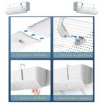 Defletor Universal Ajustável para Ar Condicionado Split – Direcione o Fluxo de Ar