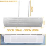 Defletor Universal Ajustável para Ar Condicionado Split – Direcione o Fluxo de Ar