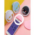Ring Light Clip para Selfie com LED – Universal para Celular (Cores Sortidas) – Iluminação Perfeita para Fotos