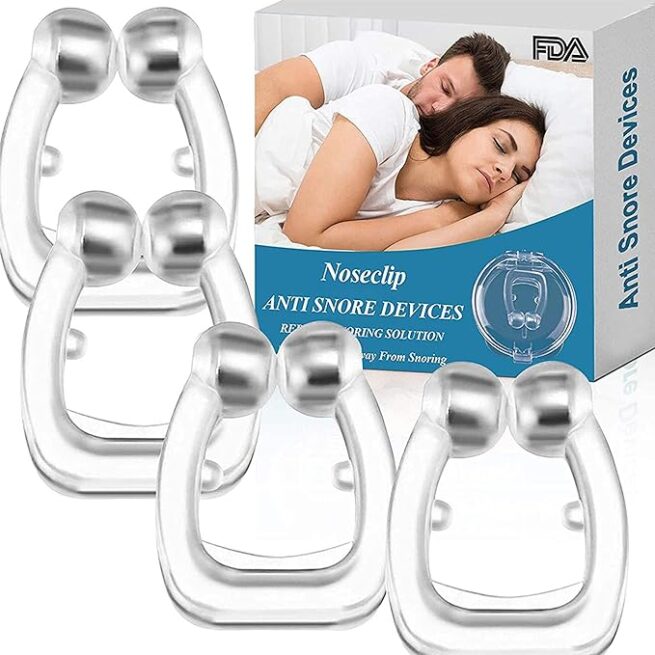 Clip Nasal Anti Ronco – Kit com 4 Unidades – Respire Melhor e Durma Tranquilo