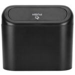 Lixeira para Carro com Tampa Basculante - Compacta e Portátil