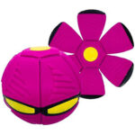 Bola Mágica Giratória de Luz LED - Rosa (Estímulo Sensorial e Diversão)