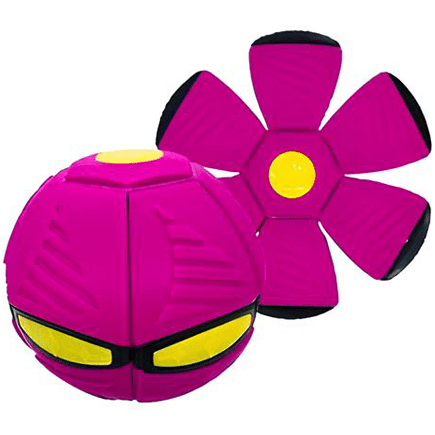 Bola Mágica Giratória de Luz LED - Rosa (Estímulo Sensorial e Diversão)