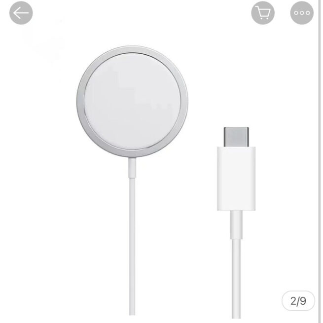 Carregador Portátil Wireless por Indução 15W para iPhone