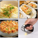 Espremedor Amassador de Alho em Aço Inox com Cabo Ergonômico