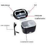 Marmita Térmica Elétrica 1,5L Bivolt – Uso Veicular e Residencial