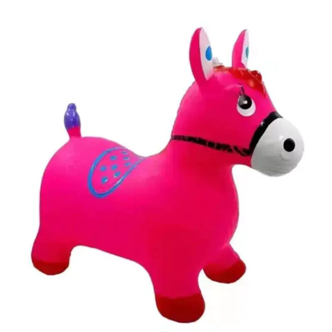 Cavalinho Upa Upa Grande Pula Pula de Borracha – Cor Rosa – Diversão Garantida