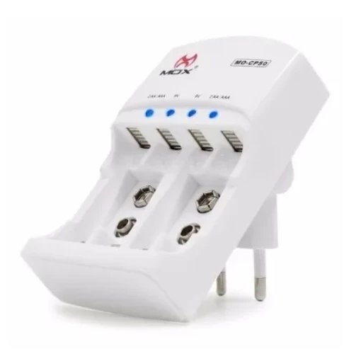 Carregador de Pilhas AAA MOX MO-CP52