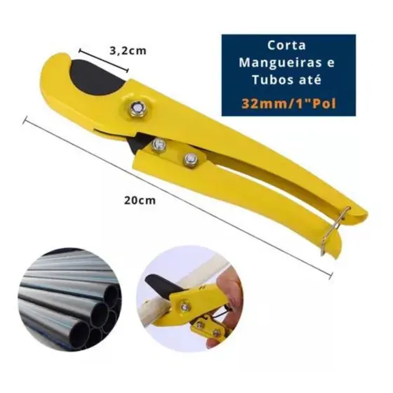 Alicate Cortador de Tubo PVC 32 mm Profissional AR0480