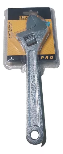 Chave Inglesa Ajustável 8" Aço Carbono 20 cm AR0427