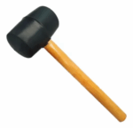 Martelo de Borracha com Cabo de Madeira 80mm – Modelo ARC3136 – Resistência e Conforto