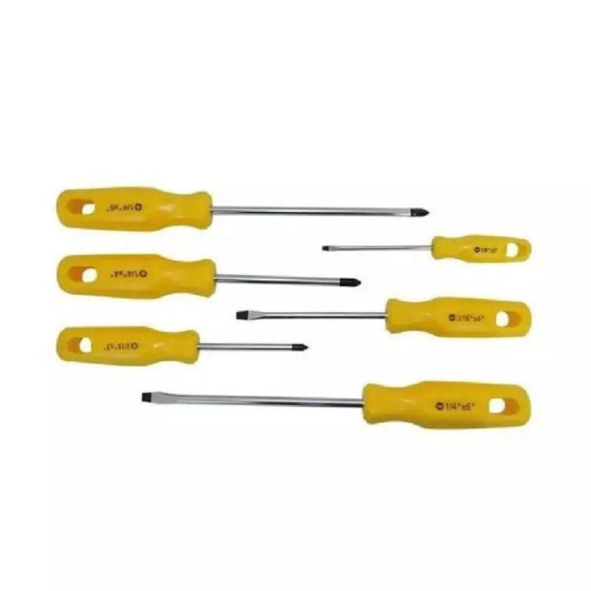 Jogo de Chaves Fenda/Phillips 6 Peças AR0023