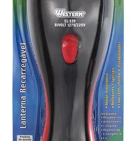 Lanterna Recarregável 9 LED EL-339