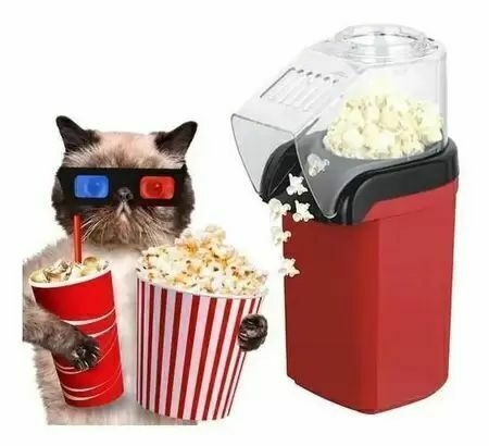 Mini Pipoqueira Elétrica Ar Quente MiniJoy 110V – Pipoca Saudável e Rápida