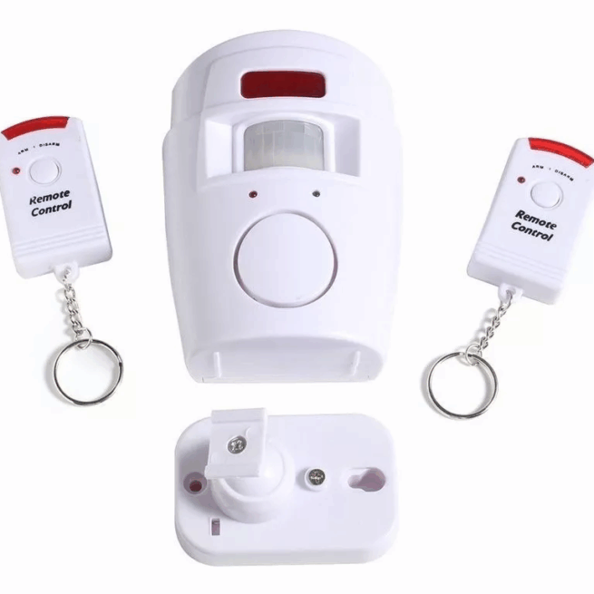 Conjunto Sensor de Alarme Sem Fio com 2 Controles