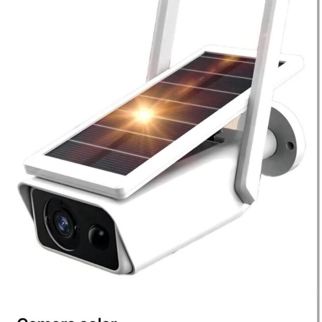 Câmera de Segurança Wi-Fi com Energia Solar Full HD à Prova D’Água – Monitoramento Completo