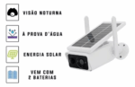 Câmera de Segurança Wi-Fi com Energia Solar Full HD à Prova D’Água – Monitoramento Completo