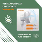 Ventilador Bommax Pro 180° Laranja