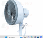 Ventilador Bommax Pro 180° Cinza