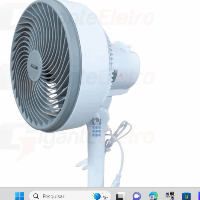 Ventilador Bommax Pro 180° Cinza