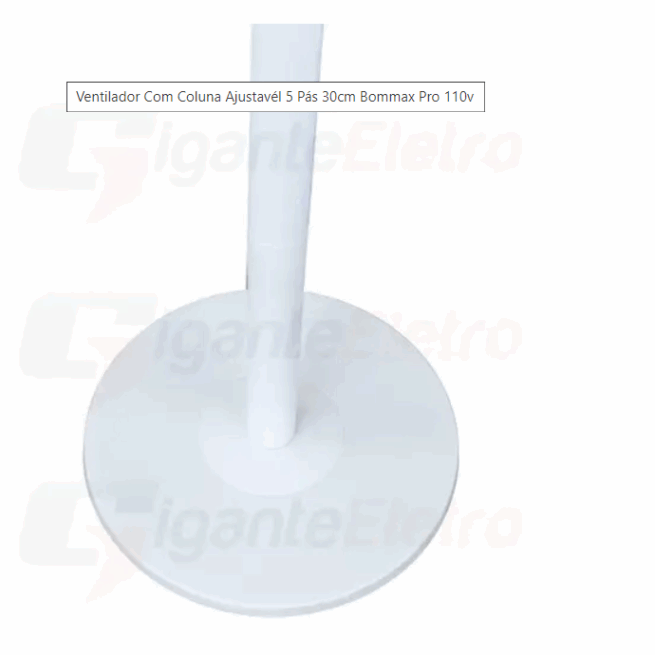 Ventilador Bommax Pro 180° Cinza