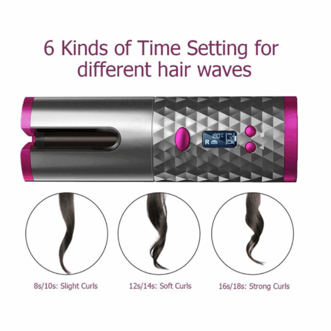 Modelador de Cabelo Sem Fio Bivolt MM-868