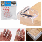 Protetor de Quina Transparente com 4 Unidades