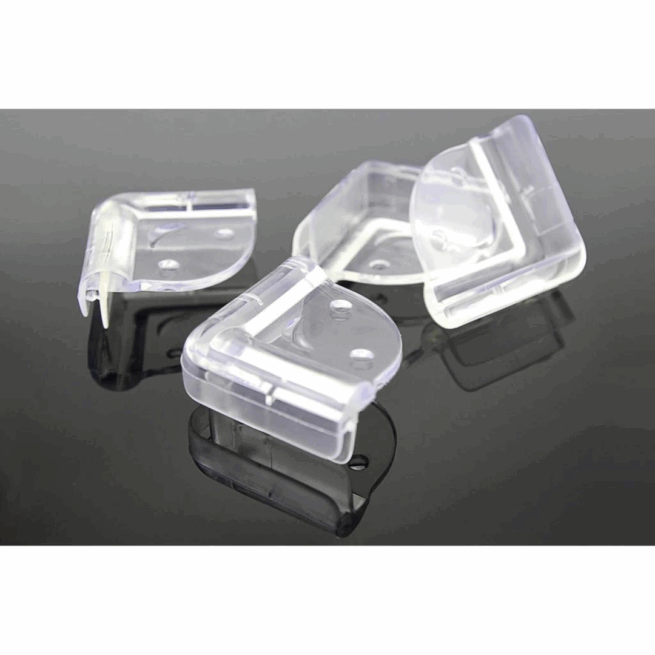 Protetor de Quina Transparente com 4 Unidades