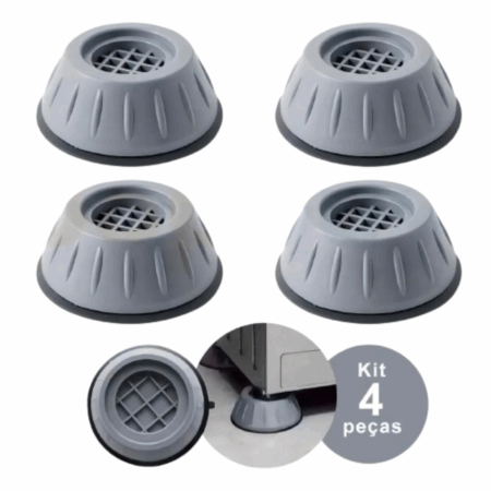 Pé-Base Antivibração Universal para Eletrodomésticos - MZ33098