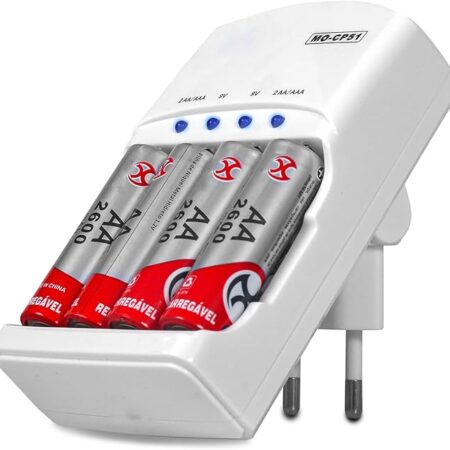 Carregador de Pilhas AA MOX MO-CP51