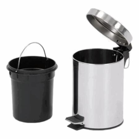 Lixeira Inox 3 Litros Modelo 99001