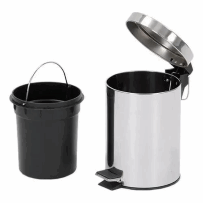 Lixeira Inox 3 Litros Modelo 99001