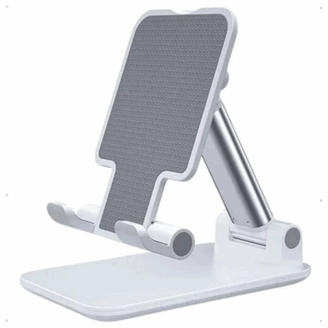 Suporte Universal Ajustável para Celular e Tablet de Mesa – Até 7" – Conforto e Funcionalidade