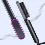 Escova Alisadora Elétrica Bivolt – Preto Clássico – Cabelos Lisos e Brilhantes