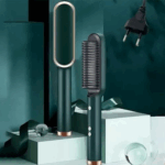 Escova Alisadora Elétrica Bivolt – Verde – Cabelos Lisos com Rapidez