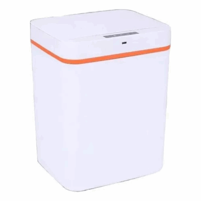 Lixeira Automática 15L Sensor de Movimento – Branco – Praticidade e Higiene