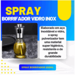 Spray Pulverizador de Azeite Inox 200 ml – Praticidade e Economia no Uso