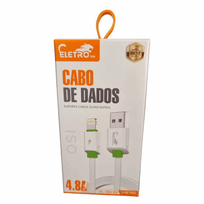 Cabo Carregador Lightning Convencional