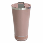 Copo Térmico Bluetooth com Tampa e Abridor 420ml - Rosê (Normal)