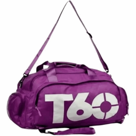 Bolsa Esportiva Multifuncional Transversal T60 – Roxo – Estilo e Praticidade