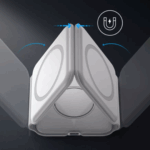 Carregador Portátil Dobravel Magsafe 3 em 1 – Branco – Compatível e Versátil