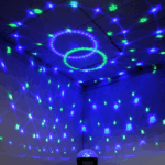 Bola Maluca Cristal com Globo de LED e Som Bluetooth Bivolt