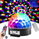 Bola Maluca Cristal com Globo de LED e Som Bluetooth Bivolt
