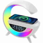 G Speaker Luminária com Relógio e Carregador por Indução BM-F946 – Tecnologia e Design