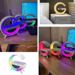 G Speaker Luminária com Relógio e Carregador por Indução BM-F946 – Tecnologia e Design