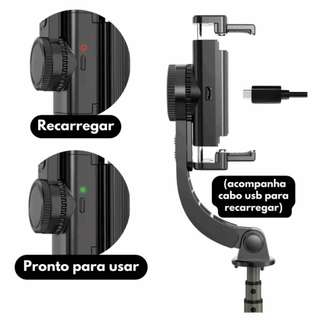 Gimbal Estabilizador de Celular L08