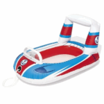 Bote Inflável para Crianças Veículos 104x99cm BST-032 - Branco e Colorido