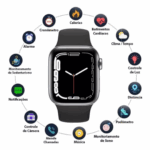 Relógio Smartwatch S8 PRO SERIES 8 - Preto